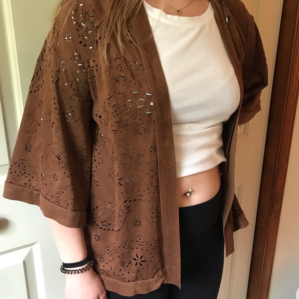 American Eagle brown cardigan